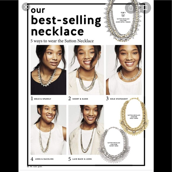5 way gold Sutton new. Stella & Dot - Picture 2 of 4
